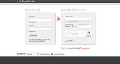 Desktop Screenshot of myprepaidcenter.com